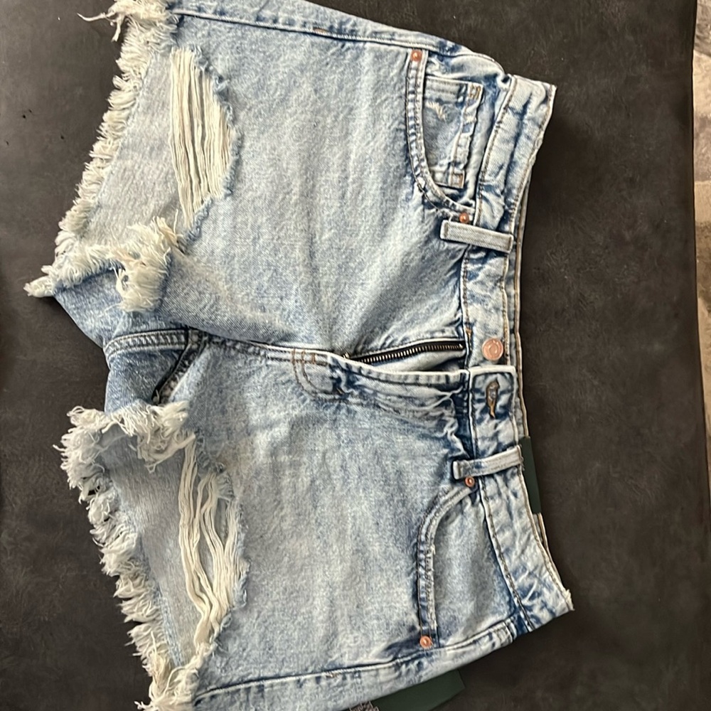 Low rise jeans shorts. Never been worn